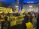 Manifestación en Madrid contra el cambio climático.
