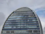 Edificio de la sede de BBVA en Madrid.