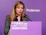 La coportavoz estatal de Podemos, Mar&iacute;a Teresa P&eacute;rez.