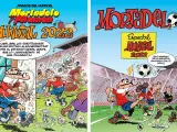 Los dos nuevos ejemplares de 'Mortadelo y Filemón', dedicados al Mundial de Qatar.