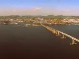 El puente entre Río de Janeiro y Niterói, en Brasil, en una imagen de archivo.