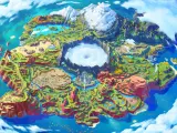 Mapa de Paldea de 'Pokémon Escarlata y Púrpura'.