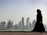 Mujer en Doha, Qatar