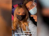 La pareja ha compartido en su perfil de Instagram un video juntos en el tren hacia Barcelona sin desvelar el motivo.