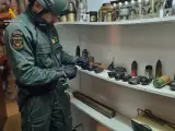 Incautan material explosivo de la guerra civil encontrado en un domicilio de Calafell (Tarragona) GUARDIA CIVIL 17/11/2022