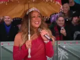 Mariah Carey en el desfile del Día de Acción de Gracias de Macy's.