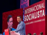 Pedro Sánchez, nuevo secretario general de la Internacional Socialista.