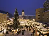 Los mercadillos de Navidad son tradición en Austria.