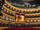 Palco del Teatro Real de Madrid.