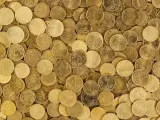 Monedas de 10 y 20 céntimos de euro.