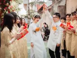 Imagen de una boda en China.