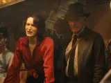 Phoebe Waller-Bridge y Harrison Ford en 'Indiana Jones y el dial del destino'