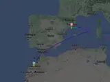 El avión desviado salió de Casablanca con rumbo a Estambul.