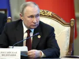 El presidente ruso, Vladimir Putin, asiste a la reunión del Consejo Económico Supremo de Eurasia en el Salón del Congreso de Bishkek. 09/12/2022 ONLY FOR USE IN SPAIN