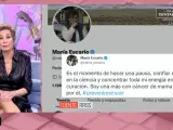 Ana Rosa Quintana manda un mensaje de apoyo a María Escario.