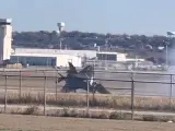 Aterrizaje fallido de un avión en Texas.