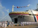 Colombia estrena el buque de investigación que podría sacar el galeón San José.