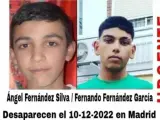 Los menores desaparecidos en Carabanchel.