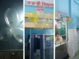 Polémica con un hospital en Bangladesh por decorar sus instalaciones con condones.