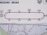 Nueva línea circular entre los barrios de Canillejas y Rejas, en Madrid.