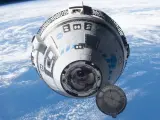 En esta fotografía, Starliner CST-100 de Boeing se estuvo acercando a la Estación Espacial Internacional el pasado 20 de mayo de 2022. El Orbital Flight Test-2 sin tripulación fue el primer acoplamiento exitoso de la nave espacial en desarrollo y dio un paso importante hacia su certificación final como cápsula clasificada para tripulación.
