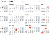 Asturias Calendario laboral 2023