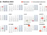 Cantabria Calendario laboral 2023