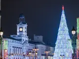 Navidad en la Puerta del Sol de Madrid.