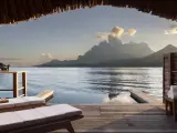 Suite bungalow en Bora Bora.