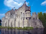 Castillo de los Condes de Flandes, Gante, B&eacute;lgica