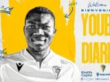 El jugador del Cádiz CF Youba Diarra CÁDIZ CF 27/12/2022