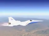 El avión supersónico de la NASA para poder viajar entre ciudades en mucho menos tiempo
