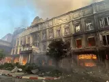 Incendio en el Grand Diamond City Casino de Camboya.