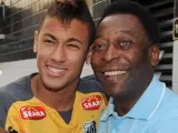 Neymar y Pelé.