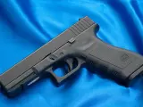 Pistola Glock, marca de las nuevas armas de la Policía Nacional.
