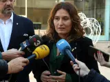 Laura Vilagrà contestando a las críticas del PSC.