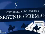 Segundo premio de la Lotería del Niño 2023.