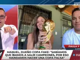 'Todo es mentira' habla con los dueños de la copa falsa del Mundial.