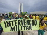 Los manifestantes seguidores de Bolsonaro han pedido una intervención militar para derrocar al presidente, Luiz Inácio Lula da Silva.
