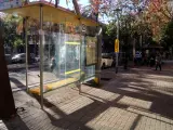Los hechos ocurrieron frente a la parada de autobús del número 39 de la Via Júlia de Barcelona.