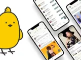 El logo de Koo es también un pájaro, pero es amarillo y no azul.