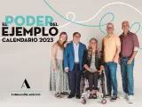 Algunos de los protagonistas de la campaña #ElPoderDelEjemplo, de la Fundación Adecco.