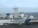 Foto de uno de los buques de la Guardia Costera de Japón.