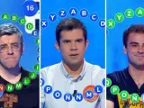 Jero Hernández, Nacho Mangut y Pablo Díaz, ganadores de 'Pasapalabra'.