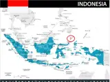 Mapa ilustrado que indica la zona del Terremoto