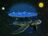 Gran A'Tuin, gran tortuga de Mundodisco, de Terry Pratchett.