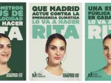 Cartel de la campaña de Más Madrid.