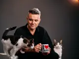 Robbie Williams pone la voz de Félix con la canción "Es genial ser un gato".