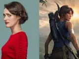 Phoebe Waller-Bridge y Lara Croft
