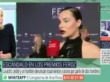 Bibiana Fernández cuenta su experiencia en los Premios Feroz.